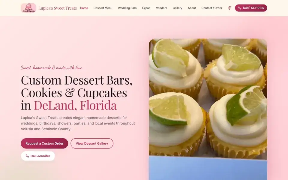 Lupica's Sweet Treats website